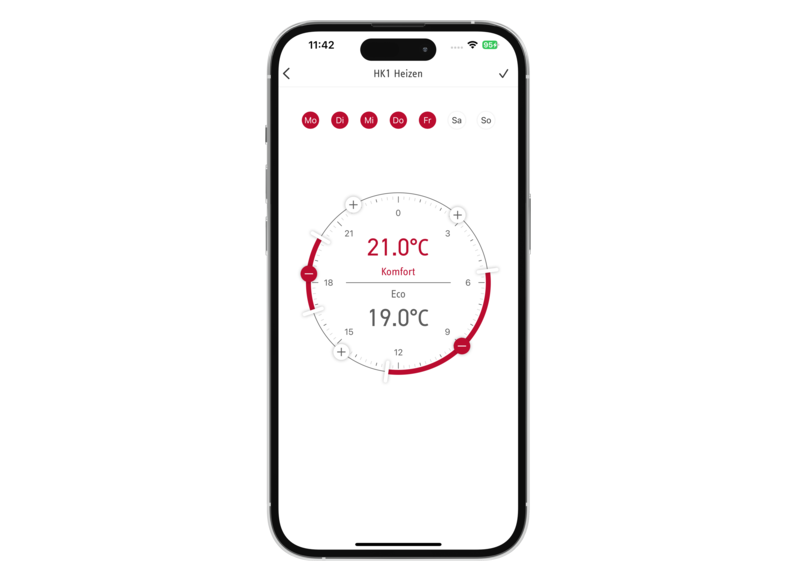 STIEBEL ELTRON Regeling/energiemanagement MyStiebel-App iOS