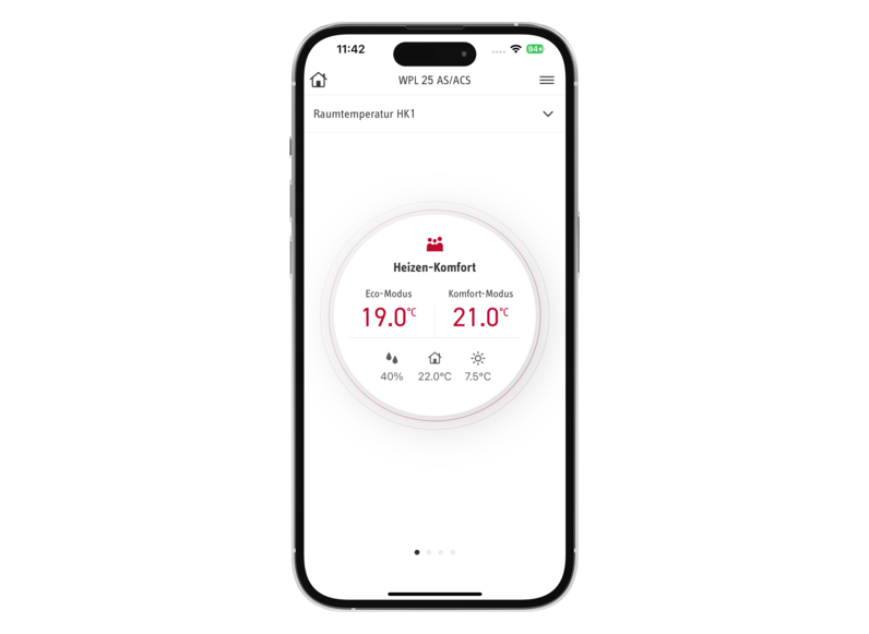STIEBEL ELTRON Regeling/energiemanagement MyStiebel-App iOS