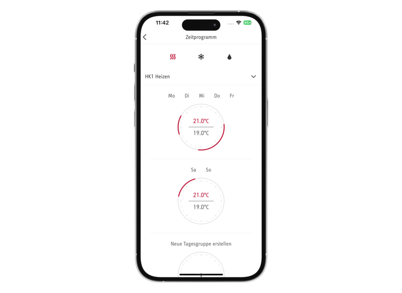 STIEBEL ELTRON Regeling/energiemanagement MyStiebel-App iOS